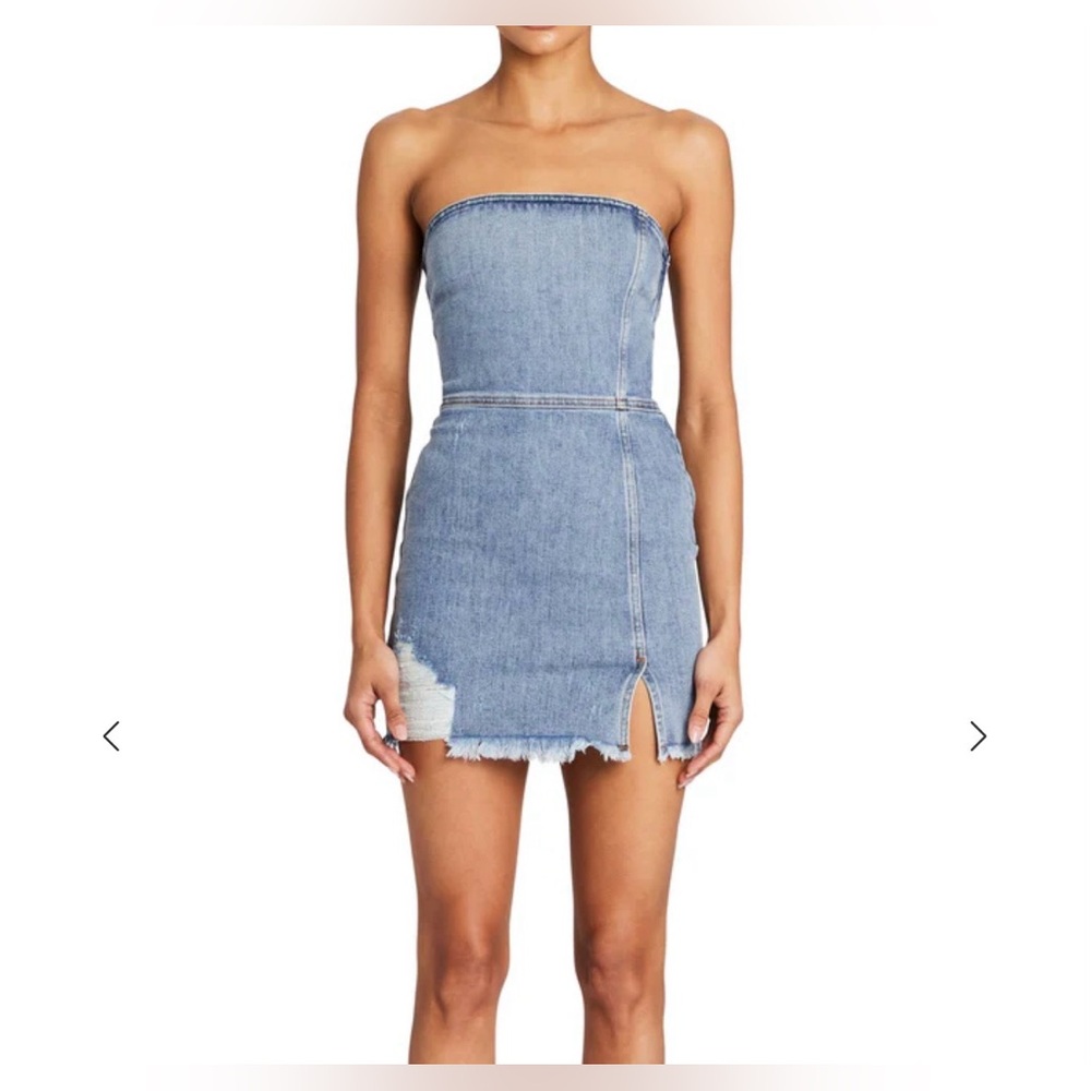 SER.O.YA Leighton Dress blue denim mini dress Size‎ Small - Picture 3 of 17